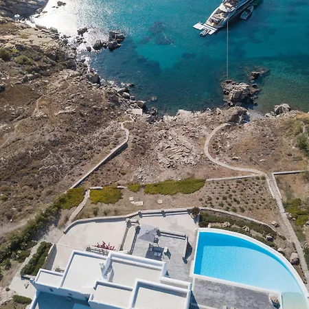 Expansive Cliffside Villa In Mykonos With Horizon Views Βίλα Ορνός